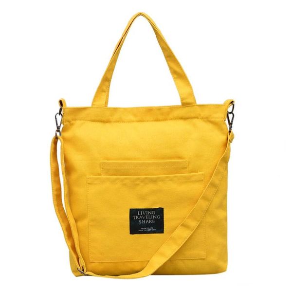 

women canvas handbag preppy style sling zipper crossbody bag for girls teenage female large capacity travel rucksack