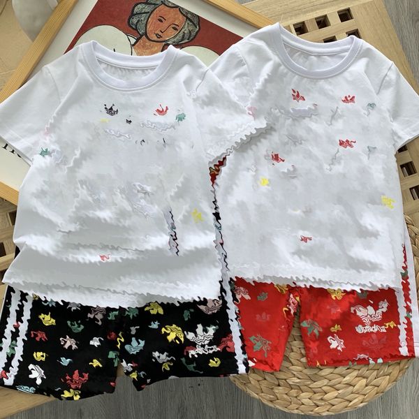 

ddryy 20 short-sleeved suit cotton suits for boys and girls suits for boys and girls suit children's clothing cotton children's cl