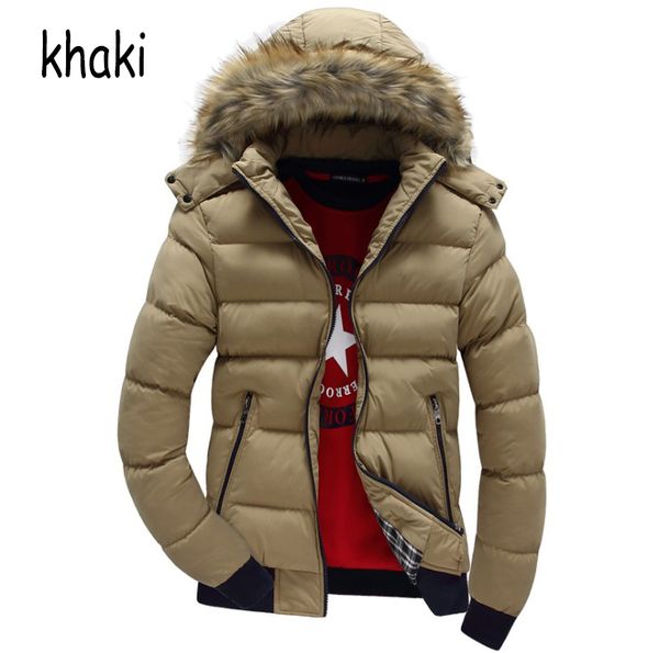 

men winter designer down coats 2020 fashion new arrival contrast color jackets men luxury silm hooded coats parkas 3 ways to wear sale, Black