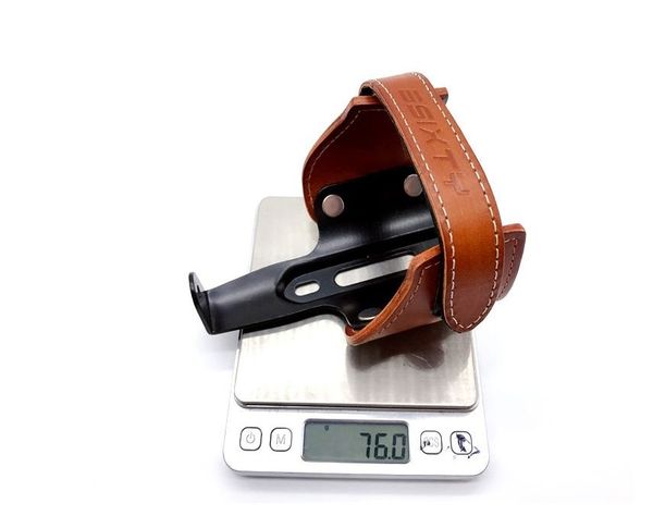 

bike genuine leather water bottle cage holder for brompton road bike 76g water bottles cages