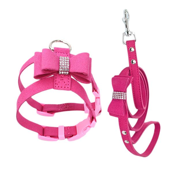 

hp052 adjustable pet dog vest harness puppy leash training collar