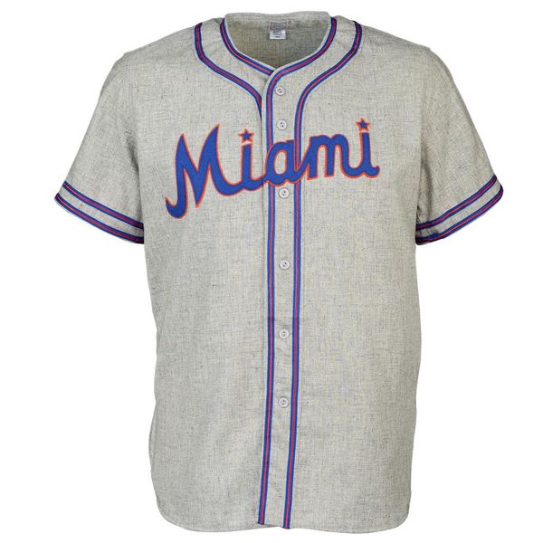 

Miami Sun Sox 1949 Road Jersey 100% Stitched Embroidery Logos Vintage Baseball Jerseys Custom Any Name Any Number Free Shipping