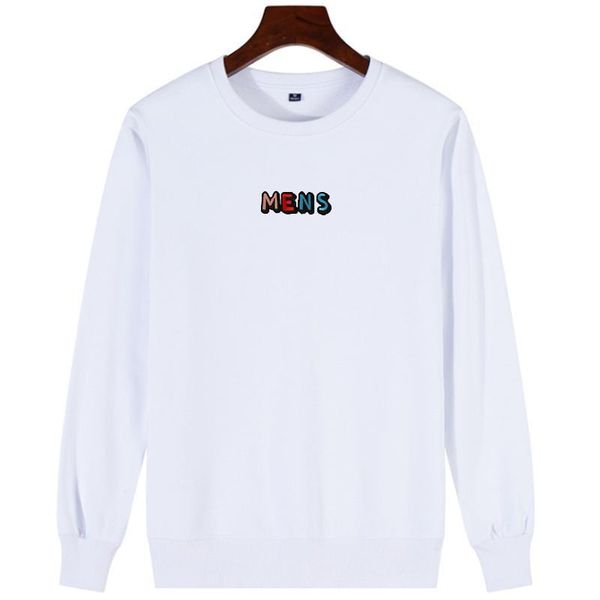 

2020 spring autumn long sleeve mens solid sweatshirts large size casual cotton mens clothes fashion outerwear, Black