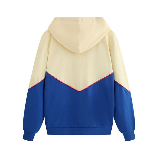 

fashion women's hoodie autumn winter cotton blended casual clothing trend with letter patterns men's cardigan hoodie long sleeve d, Black