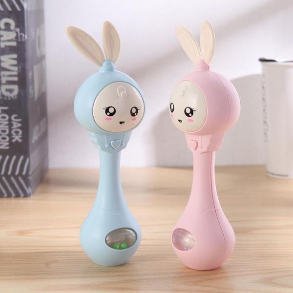 

0-12m baby cute hand bells rattle ring bell early educational gifts toys