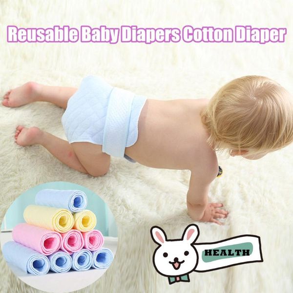 

10 pcs reusable nappies cloth diaper washable infants children baby cotton training pants panties nappy changing dropshipping