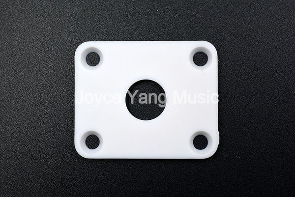 

2pcs niko white/black/cream lp electric guitar plastic jack socket plate cover back plates pickguards ing