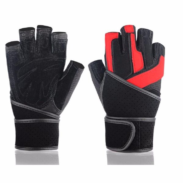 

boodun brand new mens pigskin leather glove weight lifting glove anti skid crossfit gym fitness waist wrap compression dumbbell