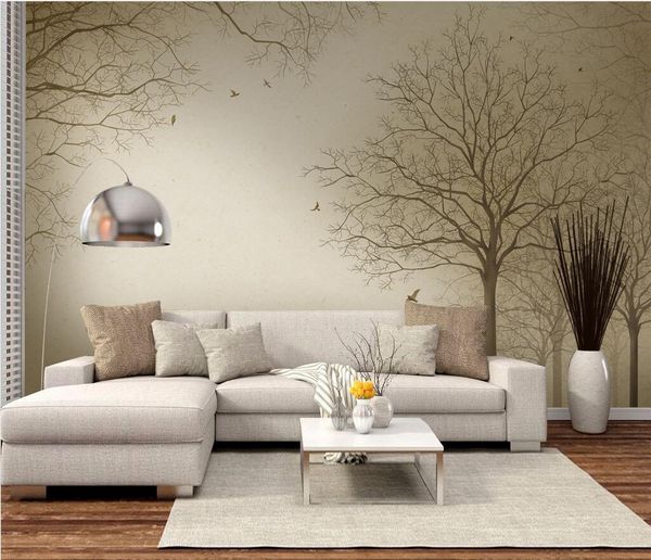 

wallpaper for walls 3 d for living room woods flying bird dreamy living room tv background wall