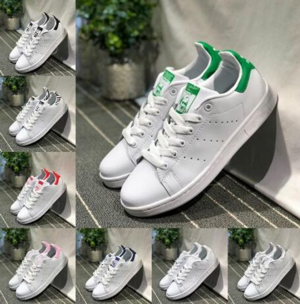 

2019 new stan smith shoes brand women men fashion sneakers casual leather superstars skateboard punching white girls shoes, Black