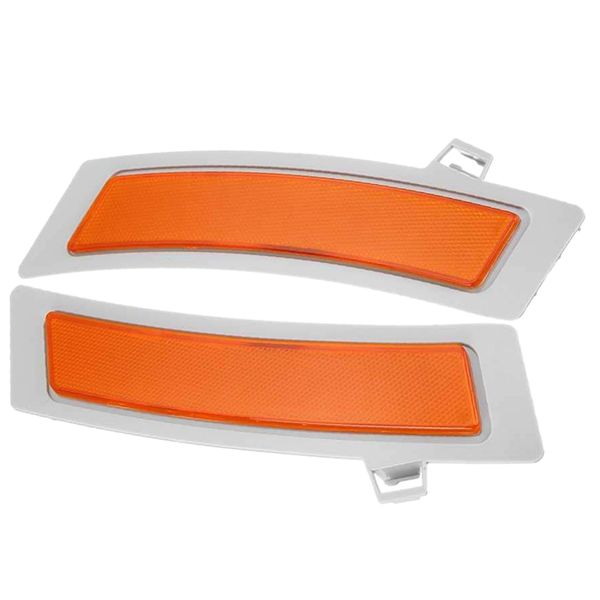 

left+right car front bumper amber side marker reflector light lamps for e70 x5 2011 2012 2013 reflective strips signal light