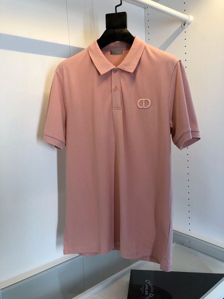 

20ss париж роскошные надписи поло мода мужчины женщины пара поло, Black