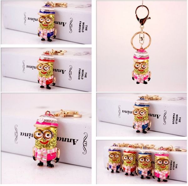 

Cry tal rhine tone god teal dad keychain metal keychain keyring car keychain pur e handbag pendant pendant metal keychain be t