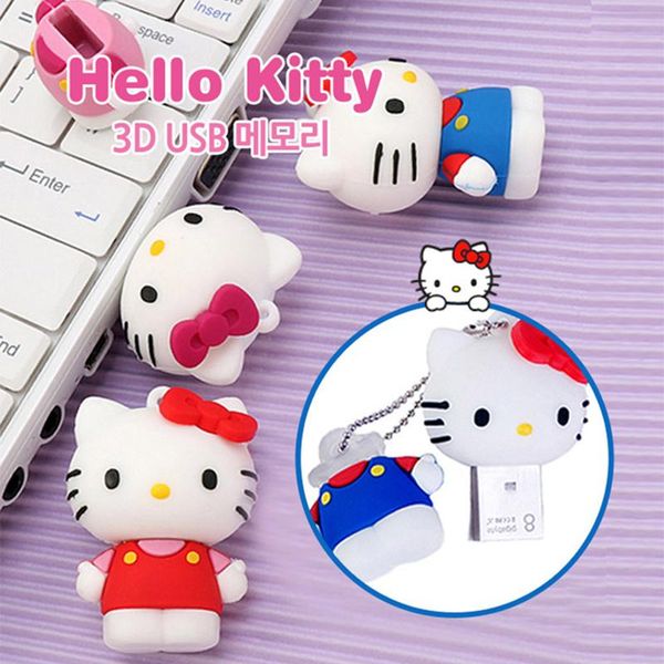 

wholesale new cartoon hell kitty pendrive 128 gb usb flash 128gb 64gb 32gb 16gb 8gb pen drive cute memoria usb flash disk memory stick