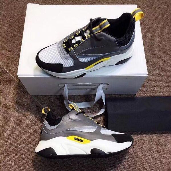 

new designer name brand man casual shoes flat kanye west fashion leather lace-up low cut trainers runaway arena shoes size 35-44 l05, Black