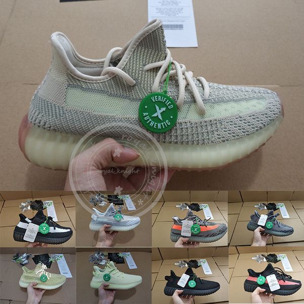 

2019 with box kanye we t running hoe new antlia tatic reflective clay cla ic cream white men women de igner neaker ize 36 48