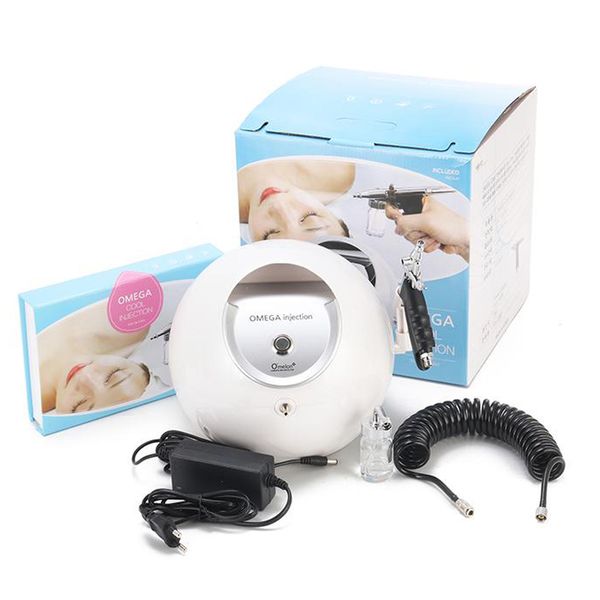

korea model o2 oxygen jet peel water oxygen skin rejuvenation acne removal skin care machine omega, Black;white