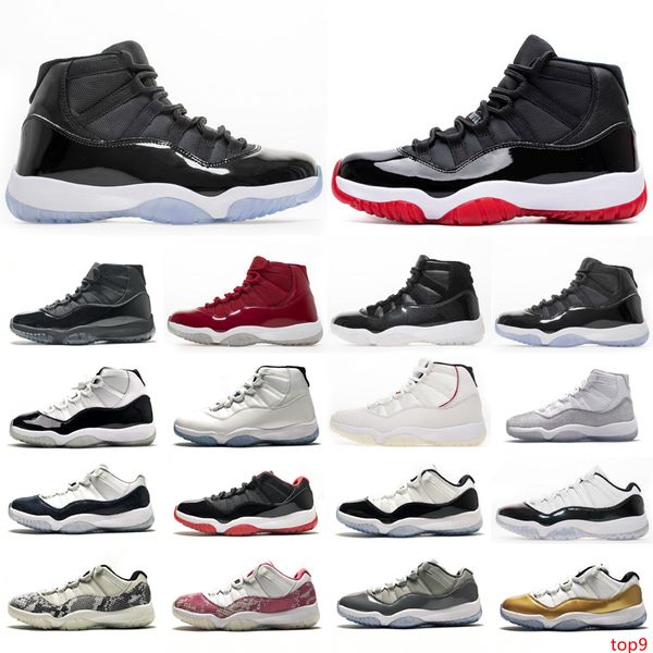 

11 high mens 11s basketball shoes low new concord 45 platinum tint space jam gym red win like 96 xi men designer sneakers sport shoes