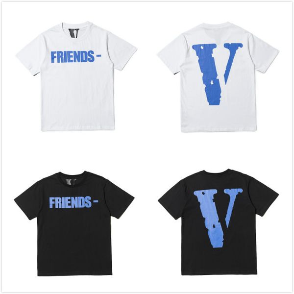 

New tyle luxury de igner vlone friend t hirt women men t hirt hip hop kateboard cotton tee ummer t hirt men clothing