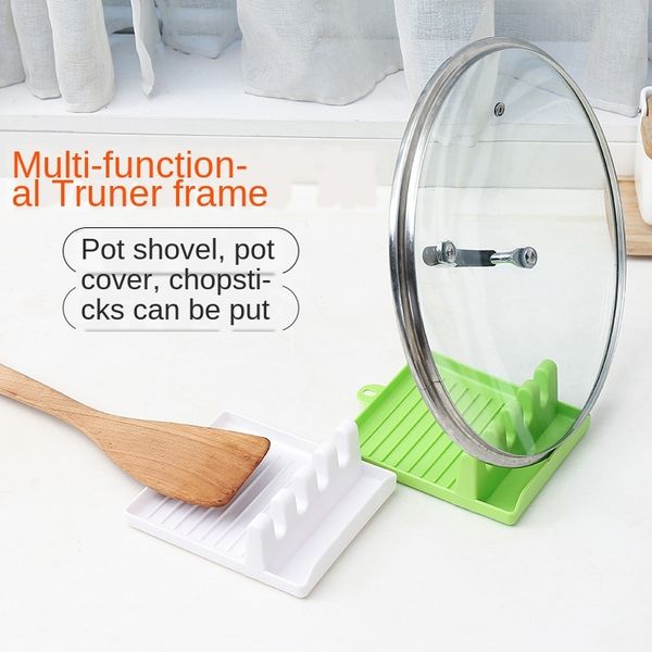 

ложка mat шпатель пот обложка многофункциональный кухни пластмассовый стойки и противоскользящие pad