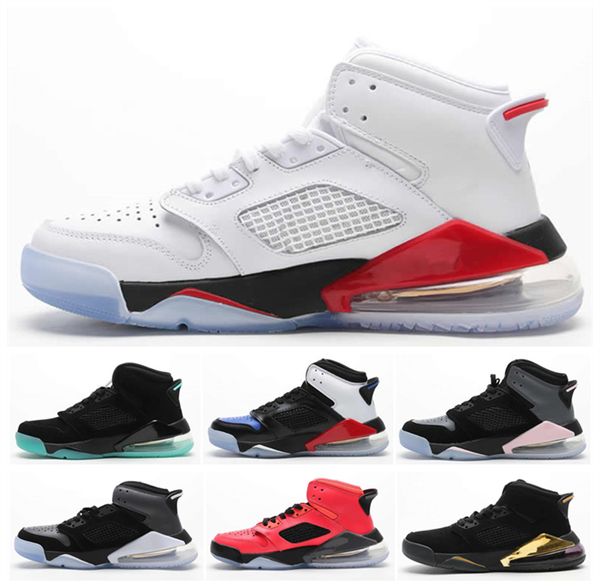

new 2019 mars 4 mens basketball shoes men 4s iv black gold red white outdoors sports trainers sneakers size us 7-12