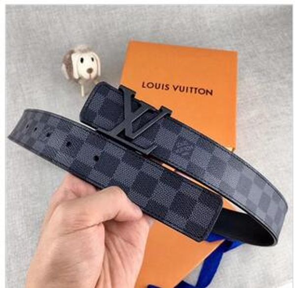 

2019 design big buckle belts men and women fashion designer belts luxury cow genuine leather belt waist, Black;brown