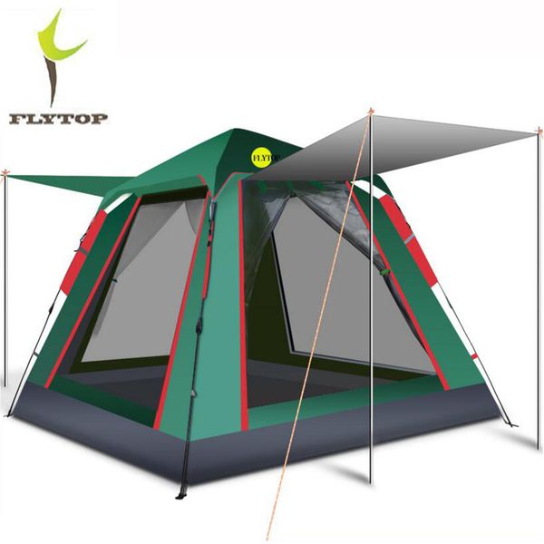 

automatic large camping tent 4 person waterproof folding beach party outdoor garden tent picnic camping family gazebo