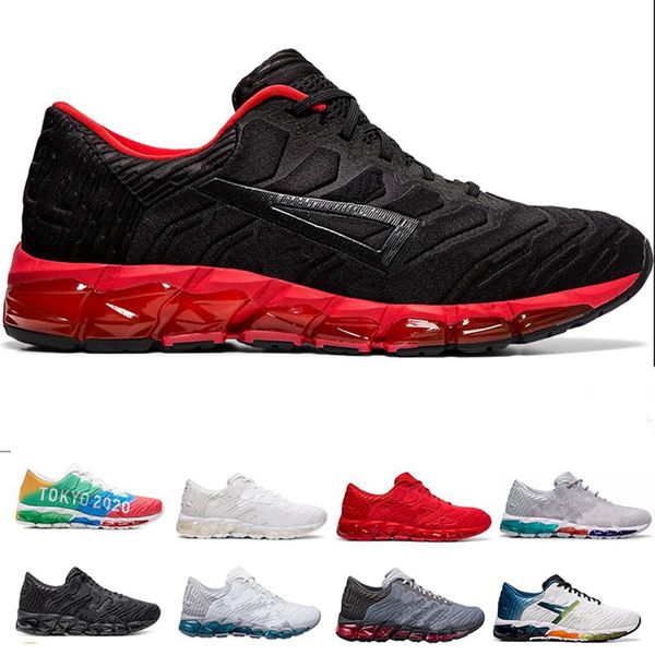 

обувь для ходьбы gel-quantum 360 5 youth mens new running gel амортизирующая обувь белый черный красный пьемонт серый чистый белый студенчес, Black