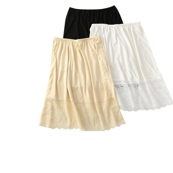 

shorts womens slip under dress lace underskirt 1268, Black;red