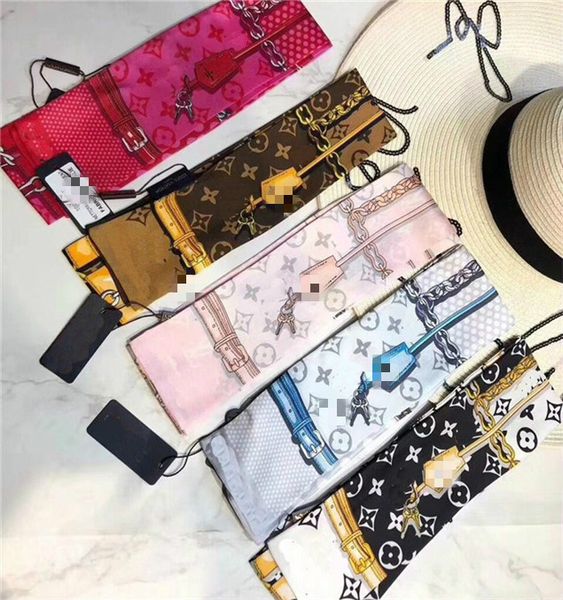 

2020 fashionable hair band for men and women scarf silk bow ribbon fashion bag scarf size 120*8cm ing