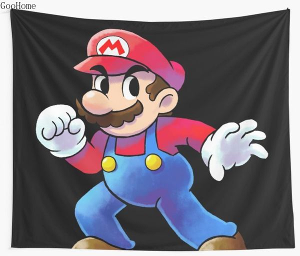 

cartoon mario wall tapestry cover beach towel throw blanket picnic yoga mat home decoration