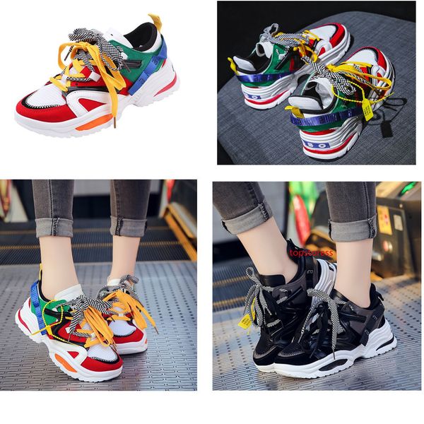 

2020 multi luxury triple s designer low old dad sneaker combination soles boots mens womens fashion casual shoes high size 36-45