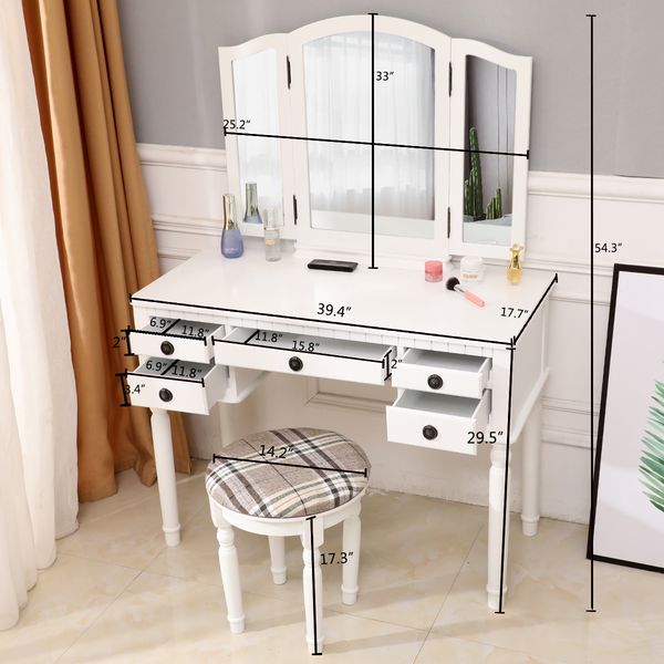 

dresser трехкратное площади зеркала тумбы римская колонна стол / стул белый