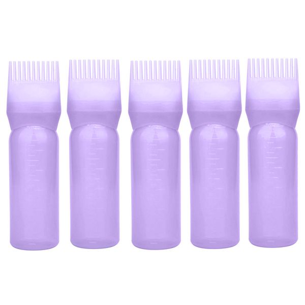 

5pcs bottle hairdressing shampoo bottle dry cleaning washing dyeing salon dispensing hair coloring tools