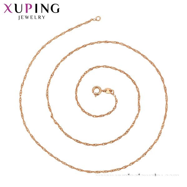 

11.11 deals xuping environmental медь стандартная длина ожерелье для женщин новое прибытие ювелирные изделия подарки на день благодарения s4, Silver