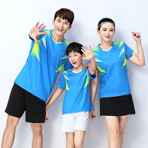 

quick dry badminton breathable high-end competitive level child/men/women t-shirts sports shirt table tennis jerseys s-4xl