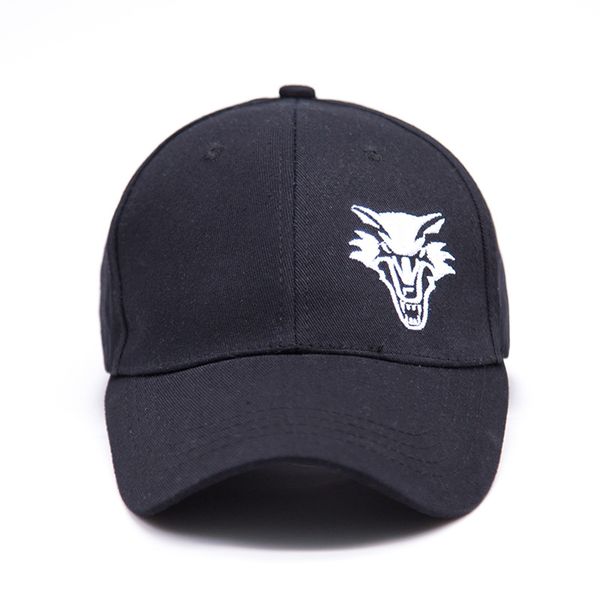 

hat men casual fashion baseball cap black and white embroidered animal sun protection hat female hip hop wild korean-style, Blue;gray