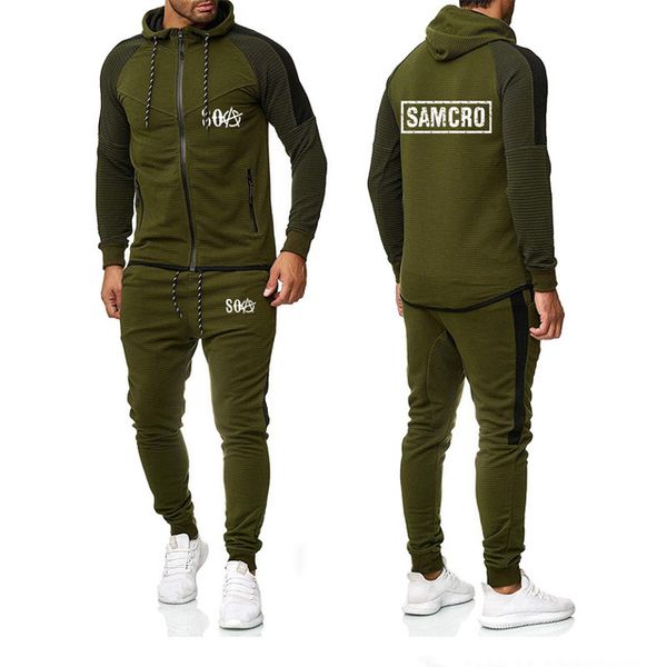 

soa sons of anarchy the child printed samcro printed sweatshirt fashion men hoodie casual hoodies+pants 2pcs sporting suits q