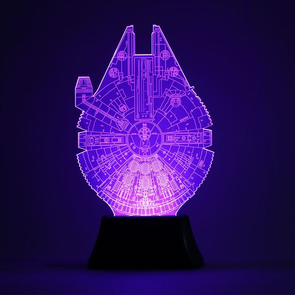 

night light christmas gift color 3d changing movie lamp table glowing bulbing lighting bedroom led