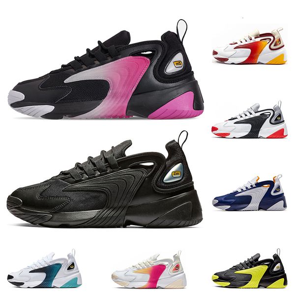 

zoom 2k m2k running shoes for mens womens fashion black pink triple white black orange bule purple sports sneakers trainers