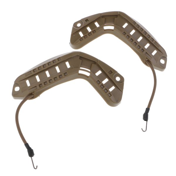 

tactical fast arc helmet side rail guide mount for hunting, Black;white