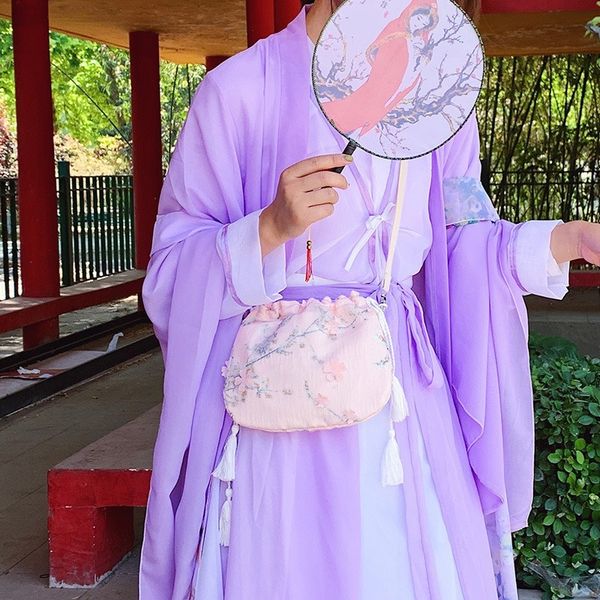 

новый вышивка мешок лето китайский стиль су фея фея кошелек с hanfu древний стиль сумка