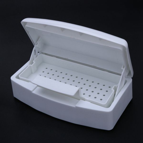 

new-nail sterilizer tray disinfection pedicure manicure box nails art boxes sterilizing salon tools manicure implement tool