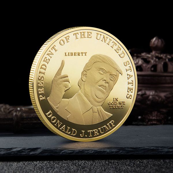 

2020 trump памятная монета серебряная медаль глава американской сорок пятой президент дональд трамп сувенирная золото серебро металл знак ко