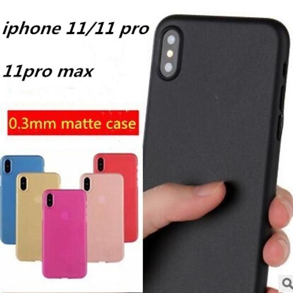 

0.3 мм Ультратонкий тонкий матовый матовый чехол для телефона с полным покрытием п