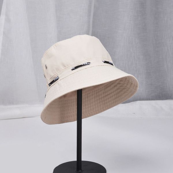

summer solid color foldable bucket hat hiking fishing cap women men outdoor sunscreen cotton fishing hunting cap, Blue;gray