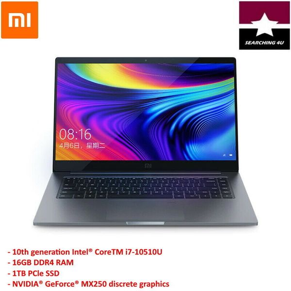 

portable xiaomi pro enhanced intel i7 10510u 16gb ram 1tb ssd 15.6" nvidia mx250