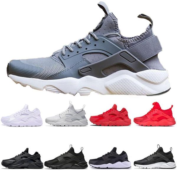 

new designer huarache super running men's shoes women's white black red sneakers ing