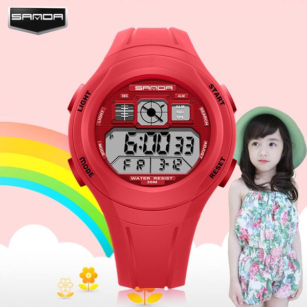 

children watch learning assistant led display water resistant kids watches time format outdoor sport children favor watch, Blue