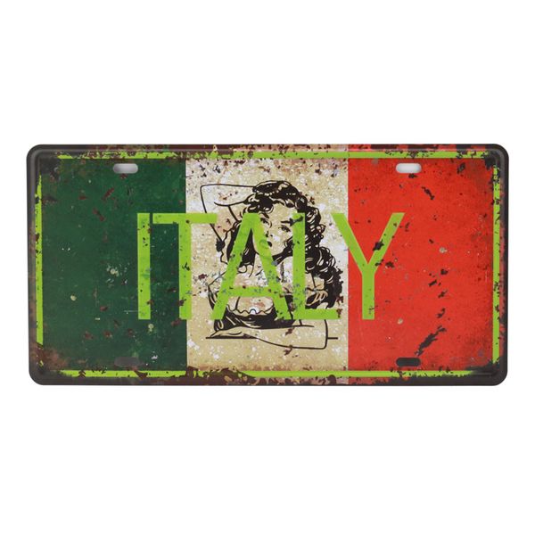 

retro american fag car sign license plate usa route 66 motel vintage tin signs shell gasoline wall art metal poster uk map c12
